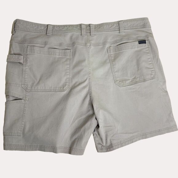 Columbia Mens Cargo Carpenter Shorts Khaki Tan 42 x 8 bf - Picture 5 of 8